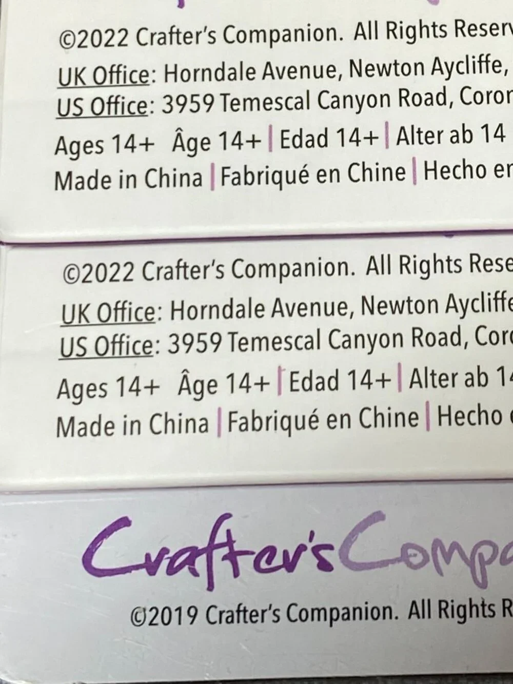 NEW Crafters Companion 3pc Lot Sparkling Snowflake & Baubles & Emboss Folder